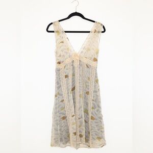 Silk crepe vintage dress